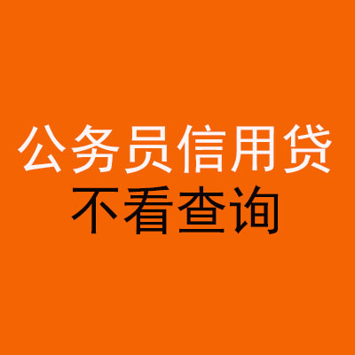 且末公务员信用贷款